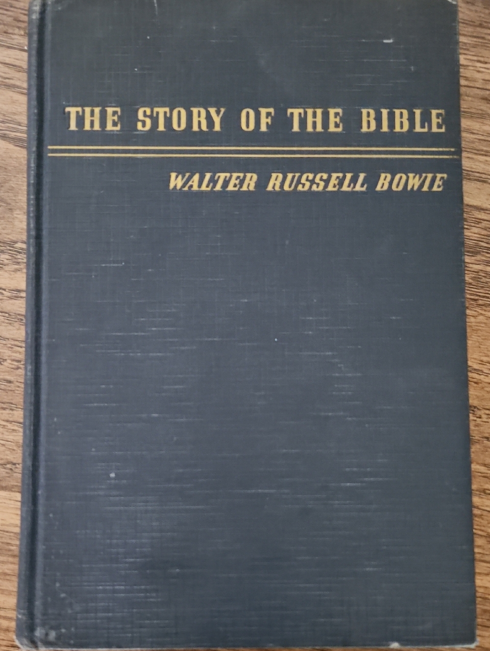 Antique 1934 Bible Featuring Walter Russell Bowie